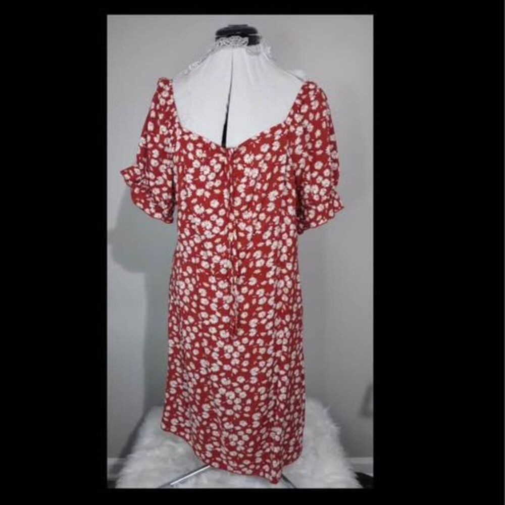 1X Dress NWT Nevena Rae Short Sleeve bust-bottom hem=33” pit-pit=21” C2957